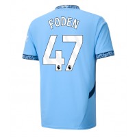 Camiseta Manchester City Phil Foden #47 Primera Equipación Replica 2024-25 mangas cortas